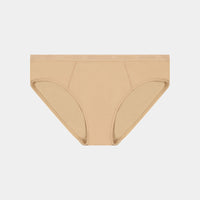Body Cotton Bikini in NATURAL. Flat lay front view