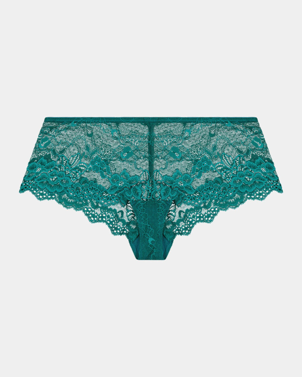 My Fit Lace Brazilian in EVERGLADE. Flat lay front view