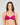 Model wears Stripe Elastic & Papertouch Push Up Bra in FANTASY FUCHSIA. On body front view