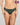 Model wears Sofia Thong in RAIN FOREST. On body front view