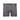 Bamboo Mens Trunk in ASH. Flat lay front view
