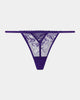 Lucie Thong in DEEP WISTERIA. Flat lay front view