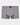 High Tech Cotton Mens Trunk in GREY MARL. Flat lay front view