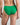 Model wears Juniper Bikini in PARADISE GREEN. On body back view