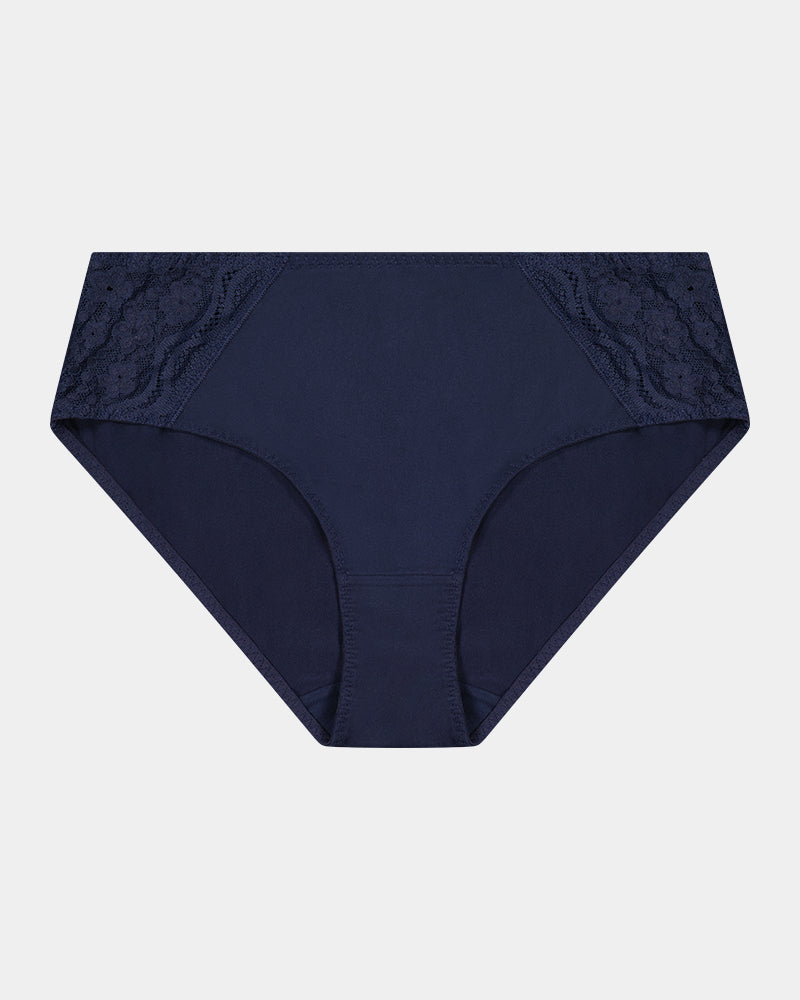 Bendon Softies Midi in NAVY BLAZER. Flat lay front view