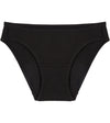 Freestyle Bikini in BLACK. Flat lay front view