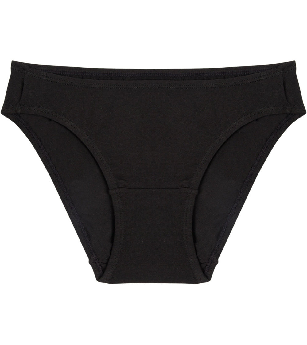 Freestyle Bikini in BLACK. Flat lay front view