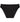 Freestyle Bikini in BLACK. Flat lay front view