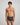 Bold Stripe Mens Trunk in BLACK/OAK BUFF STRIPE. Feature shot