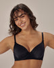 Bendon Body Contour Bra in BLACK. Feature shot