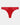Margot Estelle Thong in JESTER RED. Flat lay front view