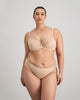 Coral Underwire Bra in LATTE. Feature shot