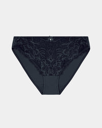 Embrace Bikini in BLACK. Flat lay front view