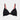 Hold Me Contour Bra in BLACK/NEON. Flat lay front view