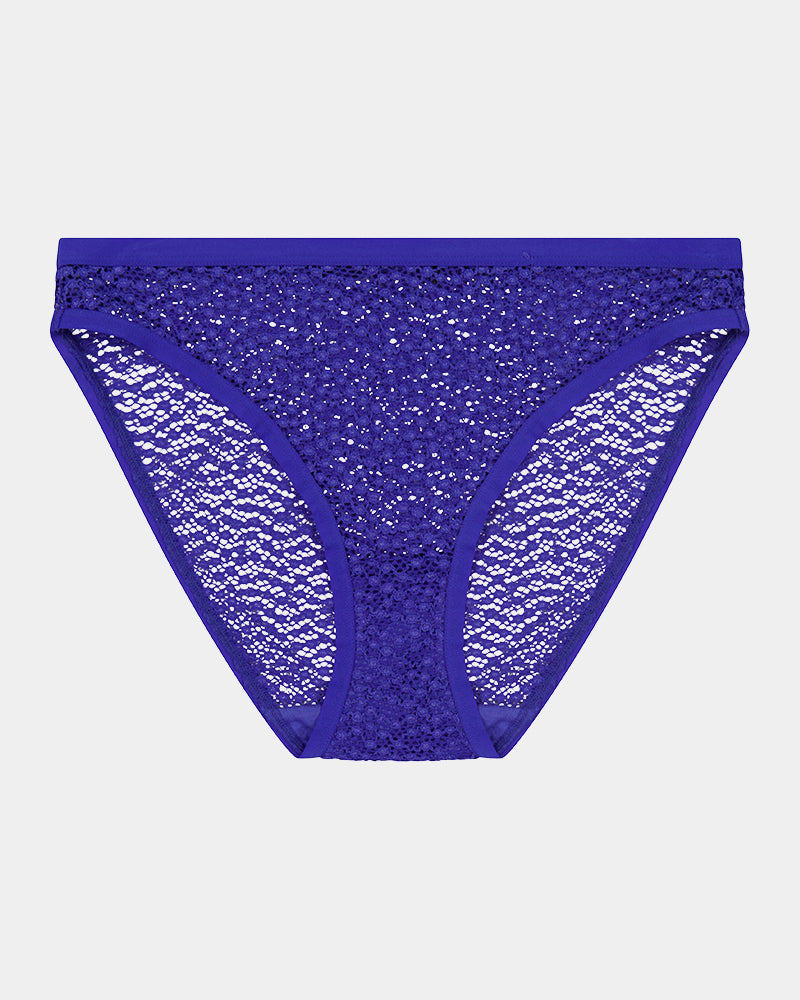 Effortless Everyday Bikini in DAZZLING BLUE. Flat lay front view