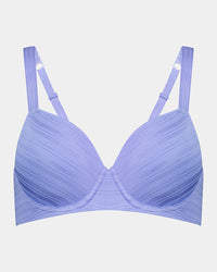 Rita Contour Bra in JACARANDA. Flat lay front view