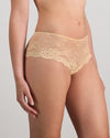 My Fit Lace Brazilian in FRAPPE. Flat lay back view