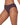 Model wears Body Cotton High Cut Brief in PLUM PERFECT. On body side view