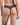 Model wears Jessie Thong in PURPLE VELVET. On body back view