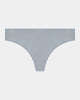 Au Naturel Thong in SLATE. Flat lay front view