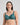 Model wears Laurel Underwire Bra in MEDITERRANEA. On body front view