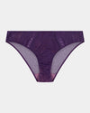 Only Mine Bikini in PURPLE VELVET. Flat lay front view