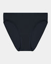 Au Naturel High Cut Brief in BLACK. Flat lay front view