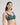 Model wears Laurel Underwire Bra in MEDITERRANEA. On body side view