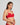 Model wears Sofia Underwire Bra in SALSA. On body side view