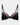 Sheer Impact Contour Bra in BLACK. Flat lay front view