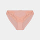 Oceane Bikini in IMPATIENS PINK. Flat lay front view