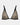 Sparkle Bralette in BLACK/SILVER. Flat lay front view