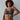Model wears Elodie Maternity Bra in JET/PEWTER. On body front view