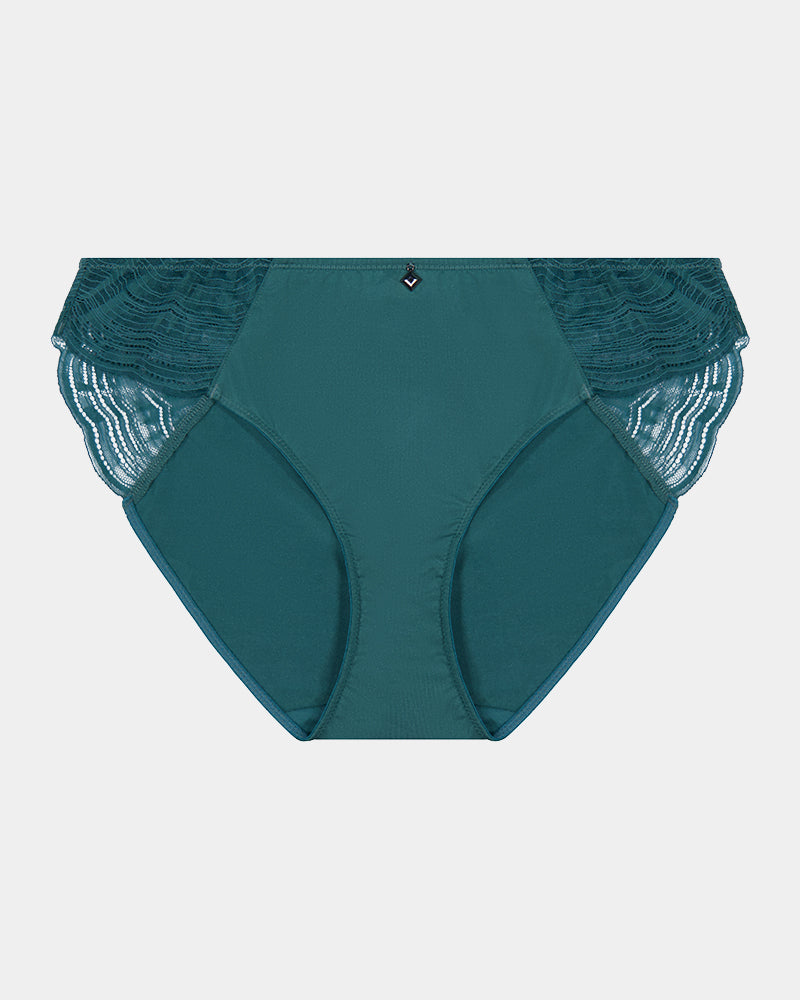 Coco Divine Bikini in MEDITERRANEA. Flat lay front view