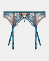 Eros Suspender in EVERGLADE. Flat lay front view