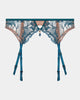 Eros Suspender in EVERGLADE. Flat lay front view