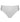 Coral High Cut Brief in WHITE. Flat lay front view