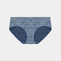 Simply Seamless Boyshort in POSEIDON MARLE. Flat lay front view