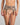 Model wears Everlasting Love Suspender in CAMEO ROSE / BLACK. On body front view