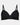 Body Basics Wire Free Bra in BLACK. Flat lay front view