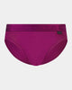 Bamboo Mens Brief in MAGENTA PURPLE. Flat lay front view