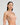 Model wears Golden Hour Underwire Bra in EVENING SAND. On body side view