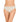 Model wears Freestyle High Cut Brief in CHAMPAGNE. On body front view