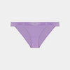 Stripe Elastic & Papertouch Tanga in CHALK VIOLET. Flat lay front view