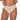 Model wears Body Cotton High Cut Brief in NATURAL. On body front view