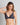 Model wears Morning Lola Underwire Bra in PEACOAT. On body front view