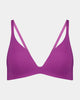 Bendon Essentials Wire Free Bra in RADIANT ORCHID. Flat lay front view