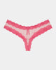 Alessandra Thong in ICY PINK/PINK LEMONADE. Flat lay front view