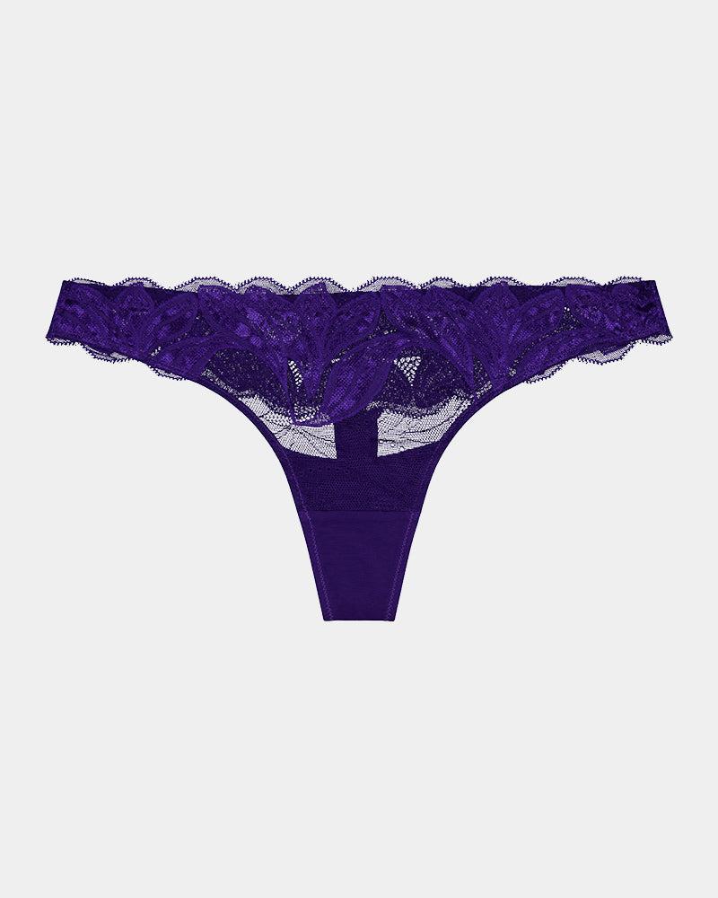 Sienna Thong in DEEP WISTERIA. Flat lay front view