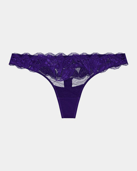 Sienna Thong in DEEP WISTERIA. Flat lay front view